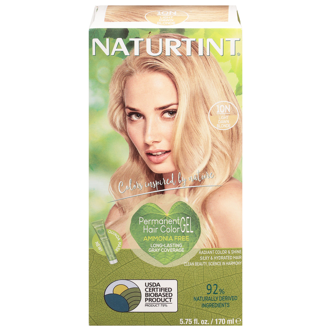 Naturtint Permanent Hair Color Gel Light Dawn Blonde 10N 5.6 OZ [UNFI #108316] T