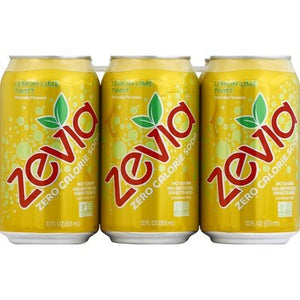 Zevia Soda Zero Calorie Lemon Lime Twist 4/6/12 OZ [UNFI #2980373] [ebt]