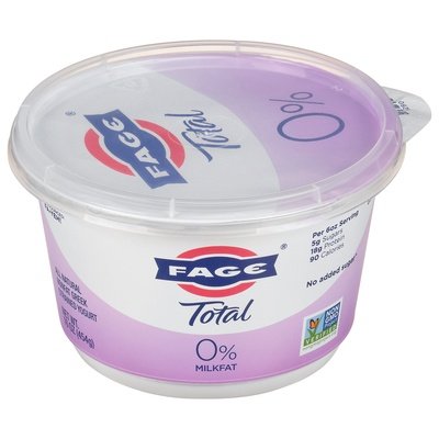Fage Yogurt Greek Nonfat 0% Milkfat Strained 6/16 OZ [UNFI #2818086] [ebt]