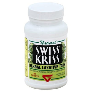 Swiss Kriss Herbal Laxative Tabs 250 Tab [UNFI #0746404]