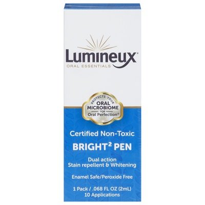 Lumineux Bright2 Pen Stain Repellent & Whitening Dual Action 6/.068 OZ [UNFI #2950921] T