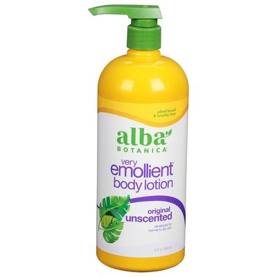 Alba Botanica Body Lotion Unscented Original Very Emollient 1/32 OZ [UNFI #361766] T