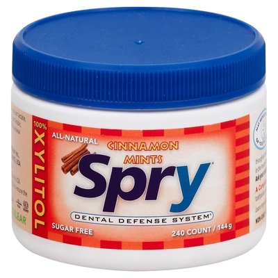 Spry Mints Sugar Free Cinnamon Mints 240 CT [UNFI #1701739] [ebt]