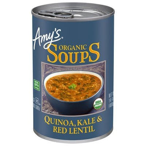 Amys Soup Organic Quinoa Kale & Red Lentil 12/14.4OZ [UNFI #1722057] [ebt]