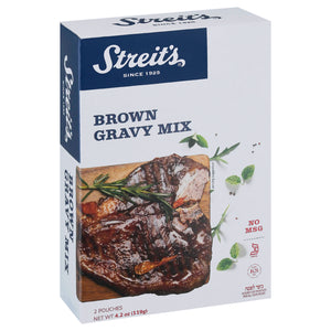 Streits Gravy Mix Brown 12/4.2 OZ [UNFI #259838] [ebt]