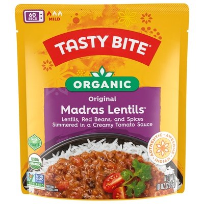 Tasty Bite Madras Lentil Organic Original 6/10 OZ [UNFI #924639] [ebt]