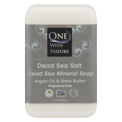 One With Nature Soap Dead Sea Salt Dead Sea Mineral 7 OZ [UNFI #0650259] T