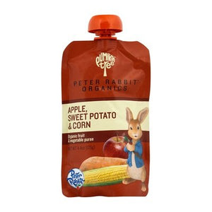 Peter Rabbit Organics Fruit & Vegetable Puree Organic Apple Sweet Potato & Corn 10/4.4 OZ [UNFI #750489] [ebt]