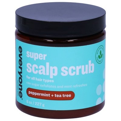Everyone Scalp Scrub Peppermint + Tea Tree Super 1/8 OZ [UNFI #2947745] T