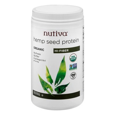 Nutiva Hemp Seed Protein Hi-Fiber Organic 16 OZ [UNFI #0333674]