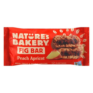 Natures Bakery Fig Bar Peach Apricot 12/2 OZ [UNFI #1179159] [ebt]