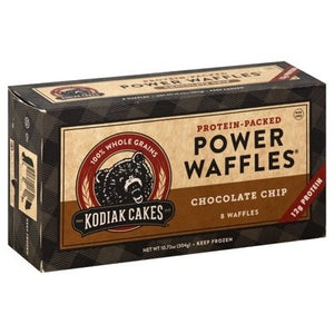 Kodiak Cakes Power Waffles Protein-Packed Chocolate Chip 8/10.72 OZ [UNFI #2259315] [ebt]