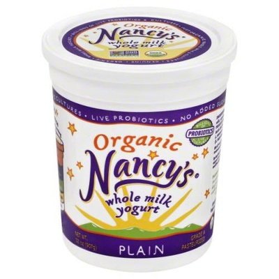 Nancys Springfield Creamery Yogurt Organic Whole Milk Probiotic Plain 6/32 OZ [UNFI #0280677] [ebt]