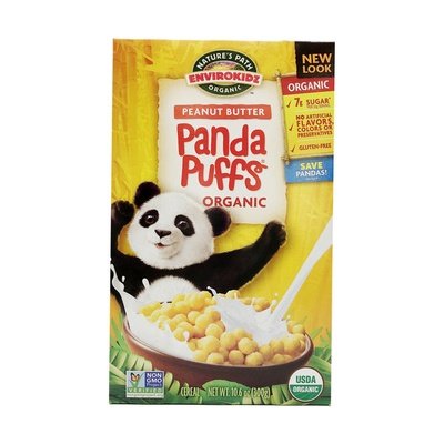 Natures Path-Envirokidz Cereal Organic Panda Puffs Peanut Butter 12/10.6Oz [UNFI #0126359] [ebt]